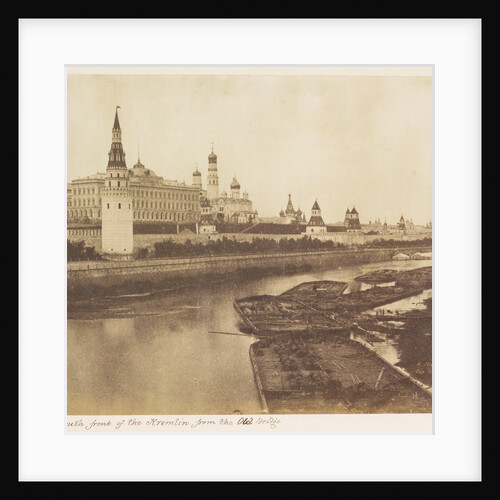South Front of the Kremlin from the Old Bridge by Roger Fenton