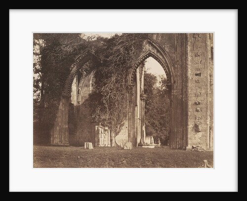 Glastonbury Abbey, Arches of the North Aisle by Roger Fenton