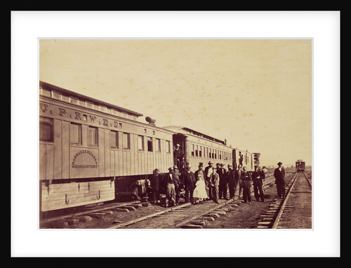 Group at Junction, Kansas by Alexander Gardner