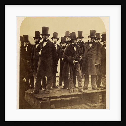 I.K. Brunel and Others Observing the Great Eastern Launch Attempt by Robert Howlett