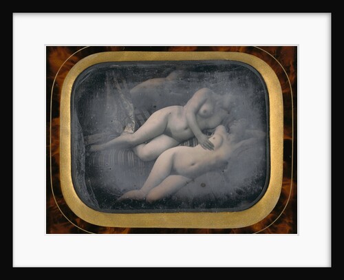 Two Women Embracing by Anonymous
