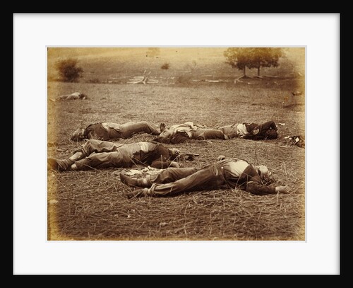 Field Where General Reynolds Fell, Gettysburg by Timothy H. O'Sullivan
