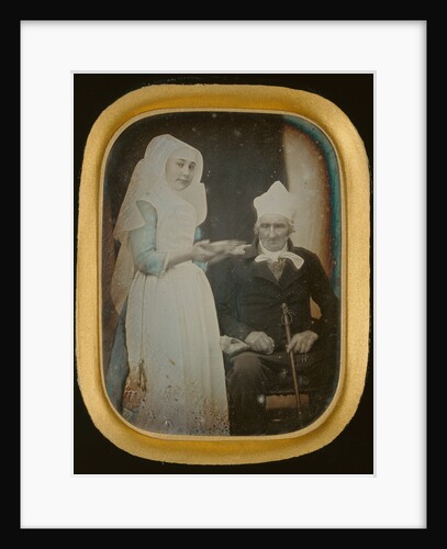 A Sister of Charity Serving a Patient at the Hospice de Beaune by Anonymous