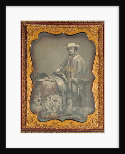 Portrait of a Man with a Saddle by Anonymous