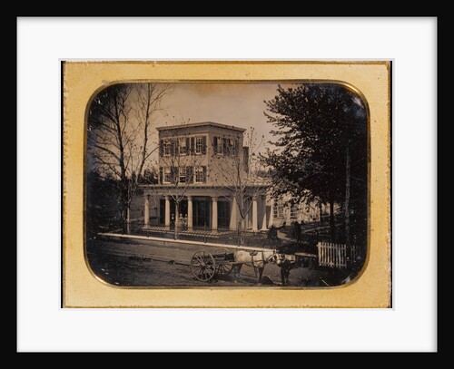 Three-Story House with Classical Porch by Anonymous