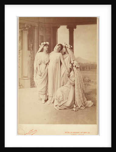 Sarah Bernhardt as Phedre in Racine's Phaedra by Nadar [Gaspard Félix Tournachon]