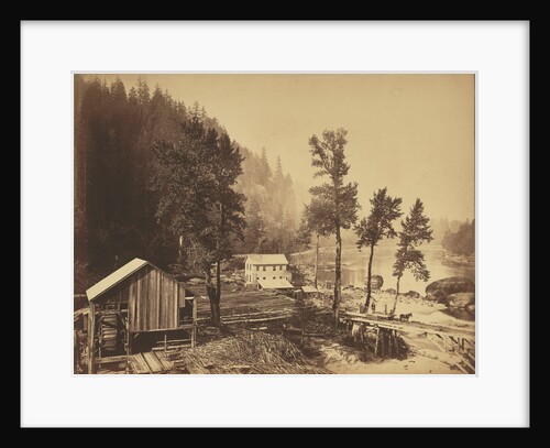 Eagle Creek, Columbia River by Carleton Watkins