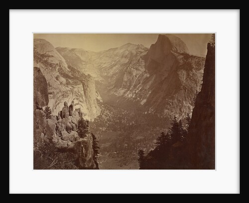 The Domes from Glacier Rock by Carleton Watkins