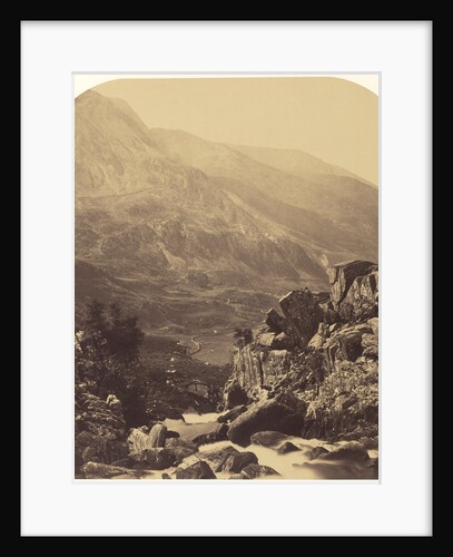 View from Ogwen Falls into Nan Francon by Roger Fenton