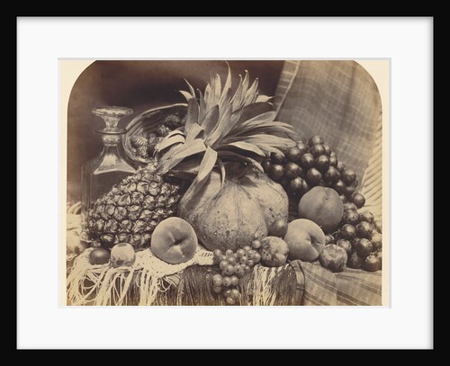 Still Life with Fruit and Decanter by Roger Fenton