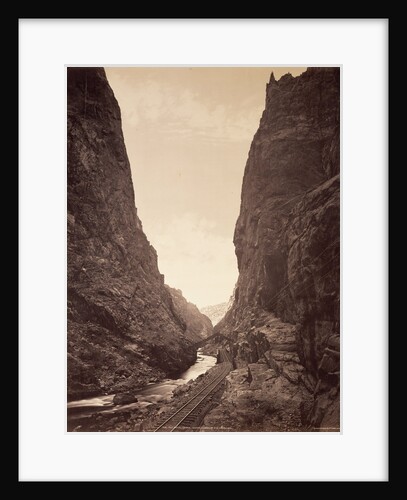 The Royal Gorge, Grand Cañon of the Arkansas by William Henry Jackson