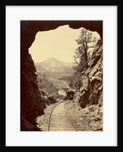 Cameron's Cone from Tunnel 4, Colorado Midland Railway by William Henry Jackson