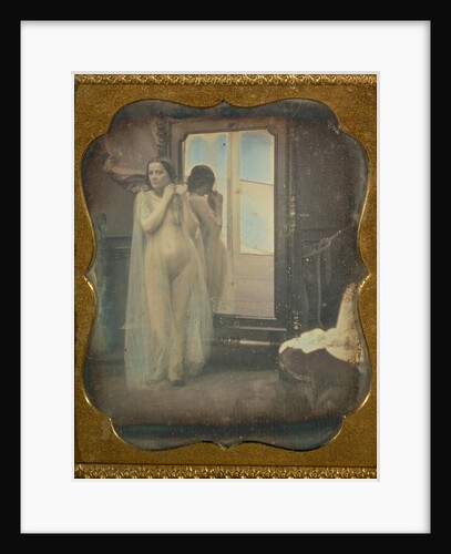 Nude at Mirror by Anonymous