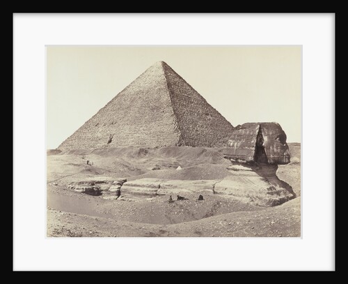 The Great Pyramid and the Sphinx by Francis Frith