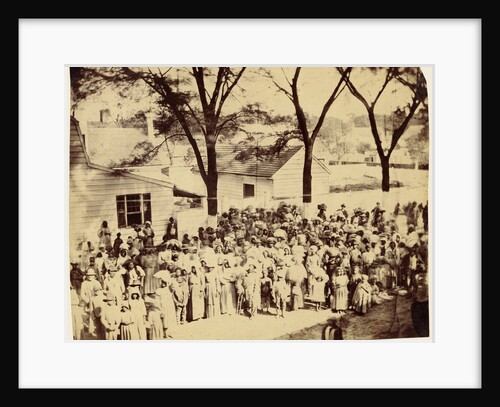 Slaves, J. J. Smith's Plantation, near Beaufort, South Carolina by Timothy H. O'Sullivan