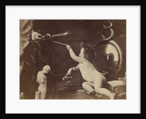 The Infant Photography Giving the Painter an Additional Brush by Oscar Gustave Rejlander