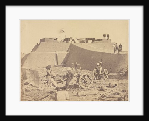 Headquarter Staff, Pehtung Fort, August 1st, 1860 by Felice Beato