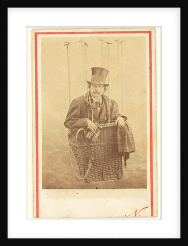 Felix Nadar in Gondola of a Balloon by Nadar [Gaspard Félix Tournachon]
