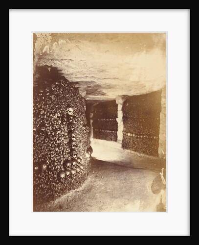 View in the Catacombs by Nadar [Gaspard Félix Tournachon]