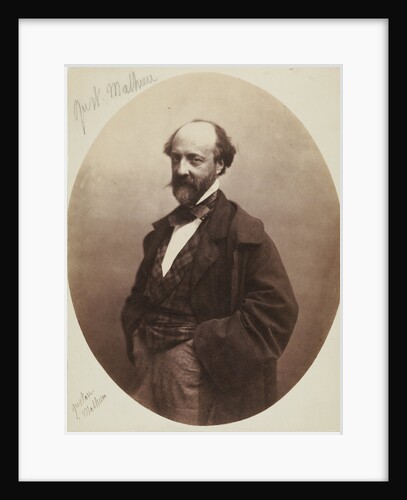 Gustave Mathieu by Nadar [Gaspard Félix Tournachon]