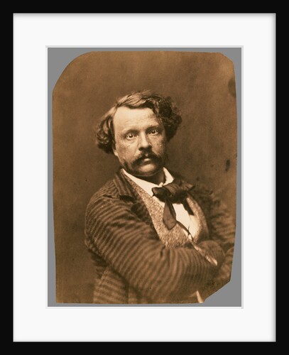 Self portrait in striped coat, Félix Nadar by Nadar [Gaspard Félix Tournachon]