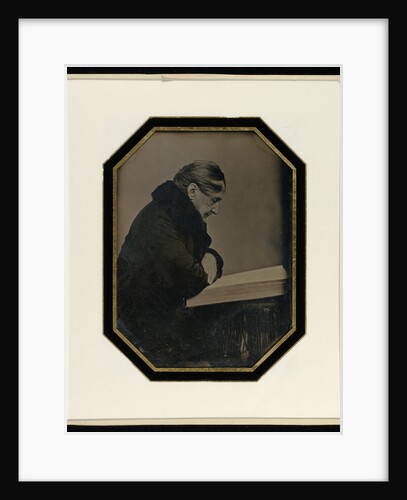 Self-Portrait with a Folio Volume by Jean-Gabriel Eynard