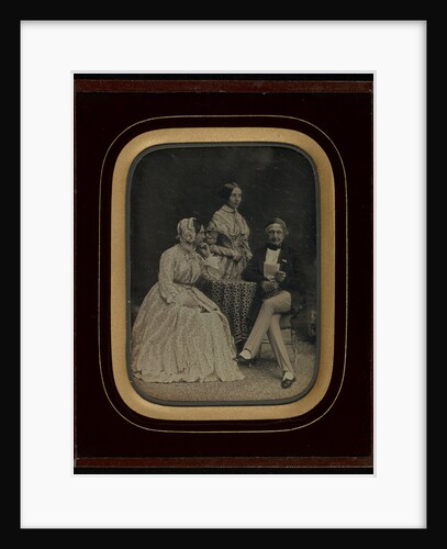 Portrait of Jean-Gabriel and Anna Eynard with Madame Charrière by Jean-Gabriel Eynard