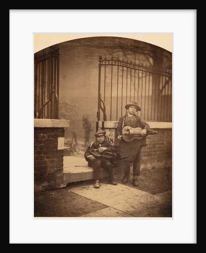 Les Petits Savoyards (Street Musicians) by Camille Silvy