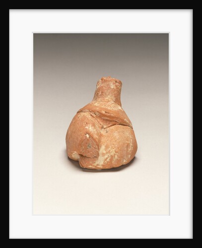 Fragmentary Neolithic seated female figurine by Anonymous