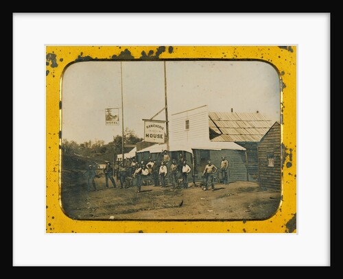 Street Scene in La Rancheria, California by Carleton Watkins
