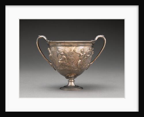 Two-handled Cup with Relief Decoration by Anonymous