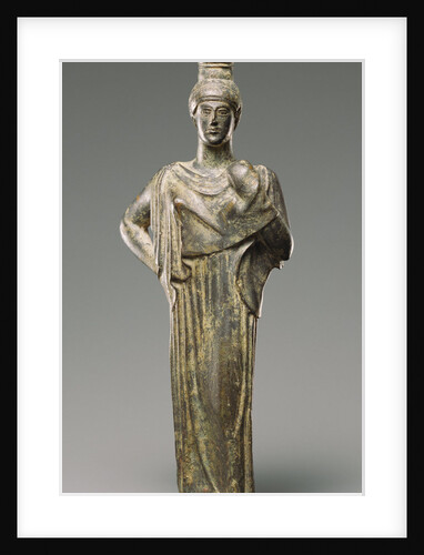Statuette of a Woman Wearing a Peplos by Anonymous