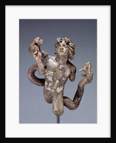 Statuette of a Snake-legged Giant by Anonymous