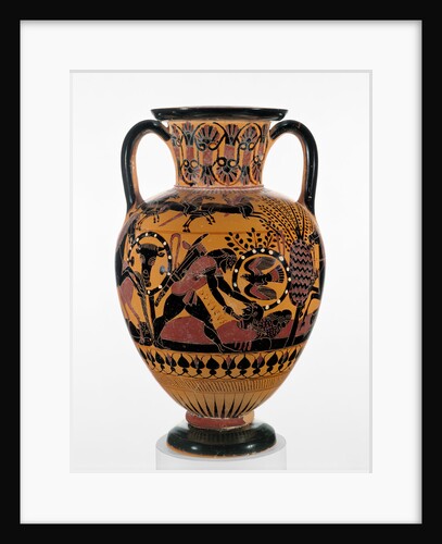 Chalkidian Black-Figure Neck Amphora by the Inscription Painter
