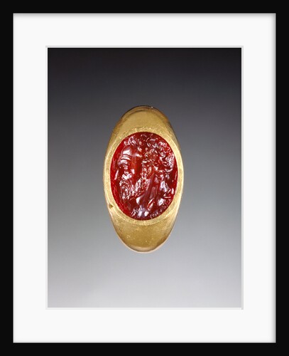 Engraved Gem Inset Into a Ring by Apelles