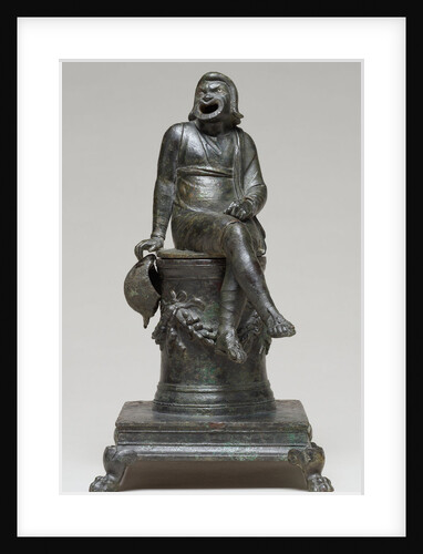 Thymiaterion in the Form of a Comic Actor Seated on an Altar and a Separate Theatrical Wig by Anonymous