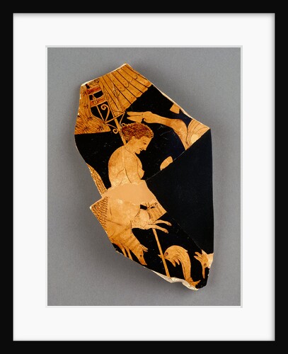 Fragment of an Apulian Red-Figure Bell Krater by Black Fury Group