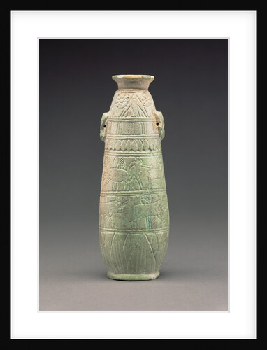East Greek Faience Alabastron by Anonymous