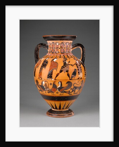 Euboean Black-Figure Neck Amphora by Anonymous