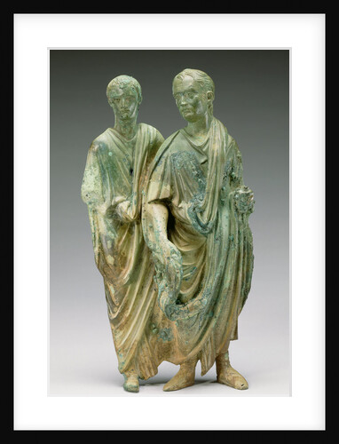Relief Fragment of Two Men by Anonymous