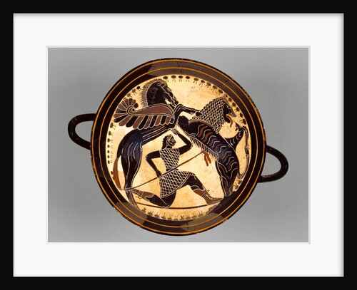 Lakonian Black-Figure Kylix, detached fragments by Boreads Painter