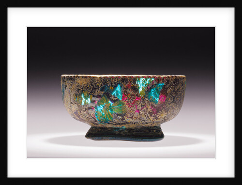 Mosaic Glass Footed Bowl by Anonymous