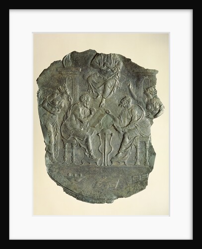 Plate with Relief Decoration by Anonymous