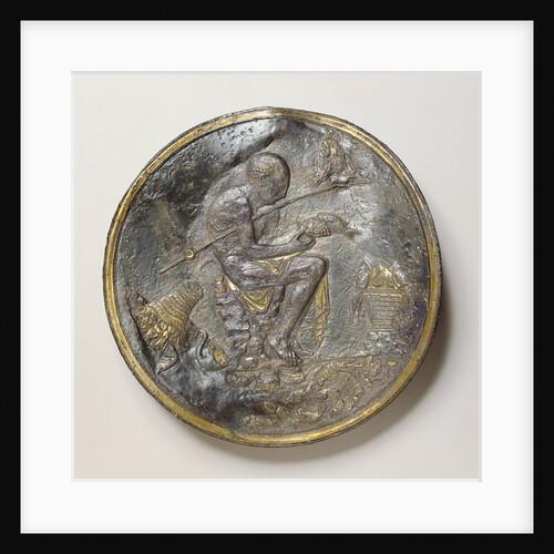 Plate with Relief Decoration by Anonymous