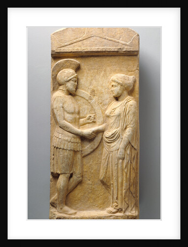 Grave Stele of Philoxenos with his Wife, Philoumene by Anonymous