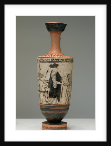 Attic White-Ground Lekythos by Anonymous