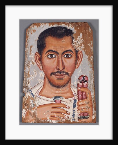 Mummy Portrait of a Bearded Man by the Brooklyn Painter