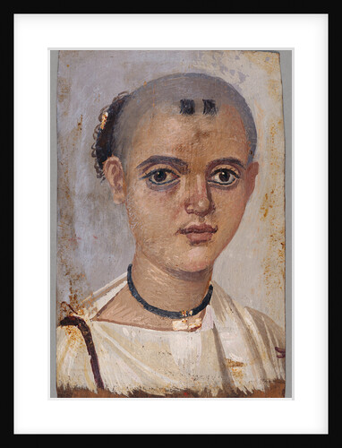 Mummy Portrait of a Youth by Anonymous