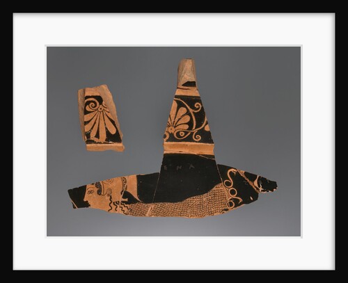 Attic Red-Figure Calyx Krater Fragments (2) by Euphronios