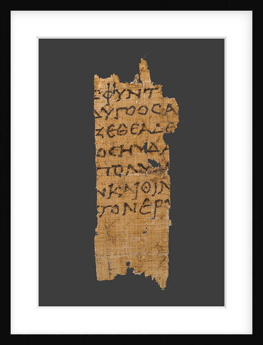 Fragment of Homer's Odyssey by Anonymous